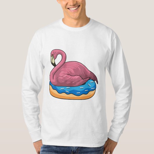 ドーナツ付きアヒル Tシャツ (正面)