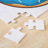 ドーナツ付きウサギ ジグソーパズル (側面)