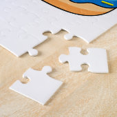 ドーナツ付きキャタピラー ジグソーパズル (側面)