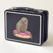 ドーナツ付きシール メタルランチボックス (裏面)