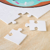 ドーナツ付きハムスター ジグソーパズル (側面)