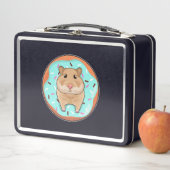 ドーナツ付きハムスター メタルランチボックス (インサイチュ)