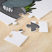 ドーナツ付きモグラ ジグソーパズル (側面)