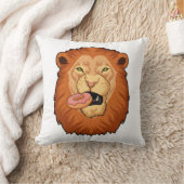 ドーナツ付きライオン クッション (ブランケット)
