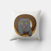 ドーナツ付き猫 クッション (裏面)