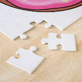 ドーナツ付き猫 ジグソーパズル (側面)