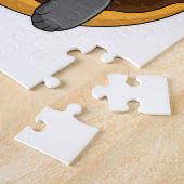 ドーナツ付き猫 ジグソーパズル (側面)