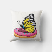 ドーナツ付き蝶 クッション (裏面)