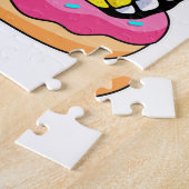 ドーナツ付き蝶 ジグソーパズル (側面)