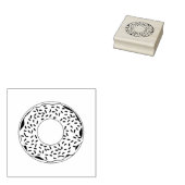 ドーナツ全体 ラバースタンプ (押印)