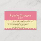 ドーナツ写真おいしい 名刺 (裏面)