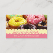 ドーナツ写真おいしい 名刺 (正面)