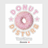 ドーナツ冷やしとスナック甘おもしろいい歯を邪魔 シール (シート)