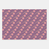 ドーナツ及び振りかけるラッピング紙シート ラッピングペーパーシート (正面2)