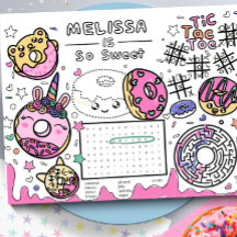 ドーナツ可逆色彩活動ページ