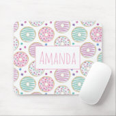 ドーナツ型かわいいカラフル マウスパッド (マウス)