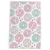 ドーナツ型かわいいカラフル ミディアムペーパーバッグ (裏面)