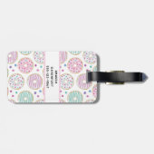 ドーナツ型かわいいカラフル ラゲッジタグ (裏面横)