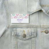 ドーナツ型かわいいカラフル 名札 (インサイチュ)