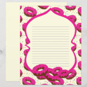 ドーナツ型文房具紙 (正面/裏面)