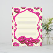 ドーナツ型文房具紙 (スタンド正面)