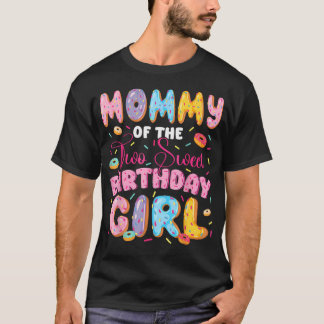 ドーナツ大好き2歳の誕生日おめでとう娘のママ Tシャツ