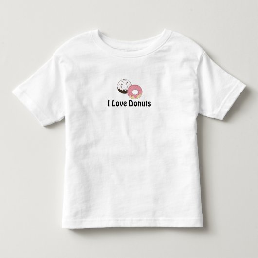 ドーナツ大好き トドラーTシャツ (正面)