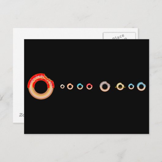 ドーナツ太陽の制度 ポストカード (正面/裏面)