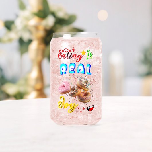 ドーナツ好きのための食器は本当の喜び ガラス缶 (インサイチュ (ウェディング))