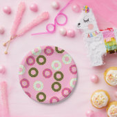 ドーナツ子供の誕生日パーティー ペーパープレート (パーティー)