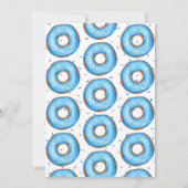 ドーナツ少年の最初の誕生日パーティー 招待状 (裏面)