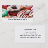 ドーナツ店のイメージの名刺 名刺 (正面/裏面)