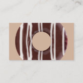 ドーナツ店の名刺 ロイヤリティカード (裏面)