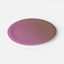 ドーナツ店ピンク+茶色グラデーション紙プレート