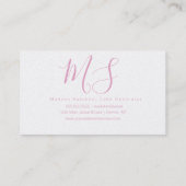 ドーナツ店ベーカリー水彩ドーナツ 名刺 (裏面)