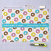 ドーナツ心配はパステル色と散水付き 薄葉紙 (クラフト)