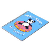 ドーナツ心配Be Happy II ノートブック (左側)