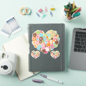 ドーナツ愛好家 シール (iPadカバー)