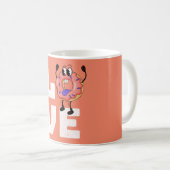 ドーナツ愛 コーヒーマグカップ (正面右)