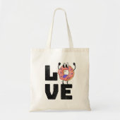 ドーナツ愛 トートバッグ (正面)