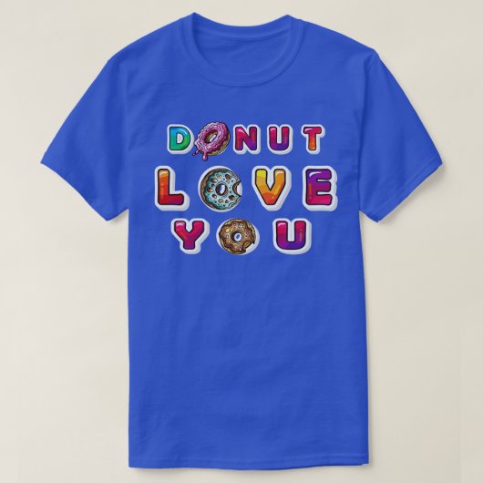 ドーナツ愛 Tシャツ (デザイン正面)