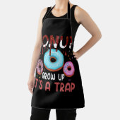 ドーナツ成長トラップドーナツ愛おもしろい者の甘い エプロン (インサイチュ)