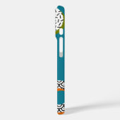 ドーナツ抽象芸術モノラインパタポップ・アートのーンアート Case-Mate iPhoneケース (裏面 / 左)