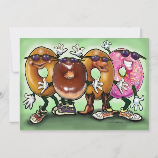 ドーナツ招待状 招待状 (正面)