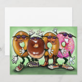 ドーナツ招待状 招待状 (正面/裏面)