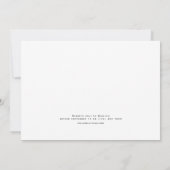 ドーナツ散水赤ちゃんシャワー三つ子 案内状 (裏面)