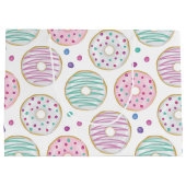 ドーナツ柄 キュート カラフル ラージペーパーバッグ (裏面)