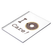 ドーナツ気にー!チョコレート ノートブック (左側)