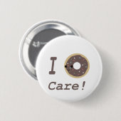 ドーナツ気にー！チョコレート 缶バッジ (正面&裏面)
