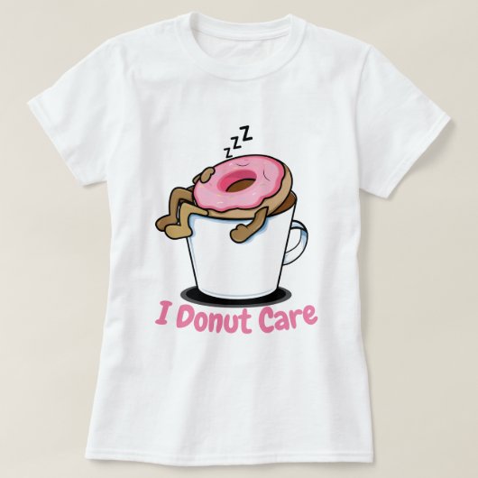 ドーナツ気に Tシャツ (デザイン正面)